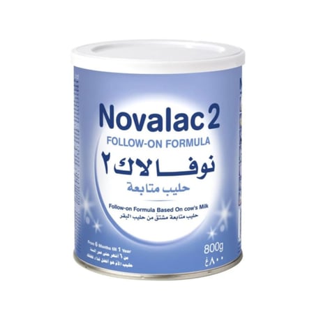 حليب اطفال نوفالاك رقم 2  800 جم