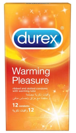 ديوريكس واقي 12 قطعة مزلق دافئ