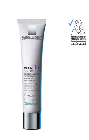 لاروش بوزيه ميلا ب3 كريم SPF30 لمحاربة البقع الداكنة مع النياسيناميد لجميع أنواع البشرة 40 مل