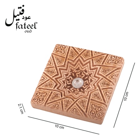 قاعدة فتيل عود المربعة حفر ليزر