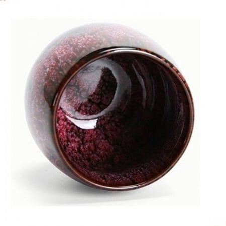 كوب فخار وردي مشجر 160 مل