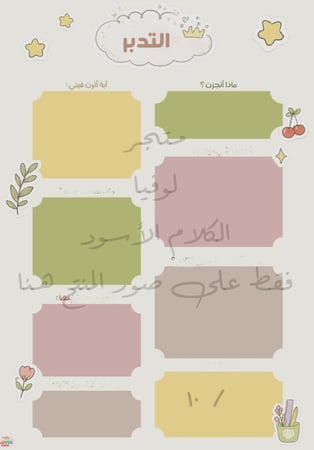 جدول حفظ سورة البقرة | خطة متدرجة لمدة ٧٠ يوم