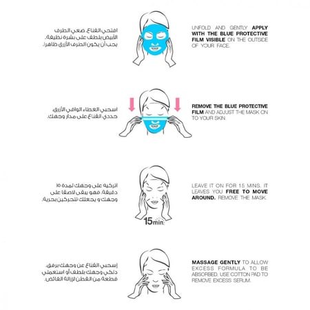 قناع غارنييه, قناع ترطيب للوجه, قناع بالفحم النقي لشد المسام, قناع