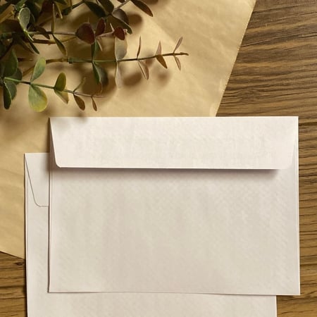 ظرف ورقي - ابيض