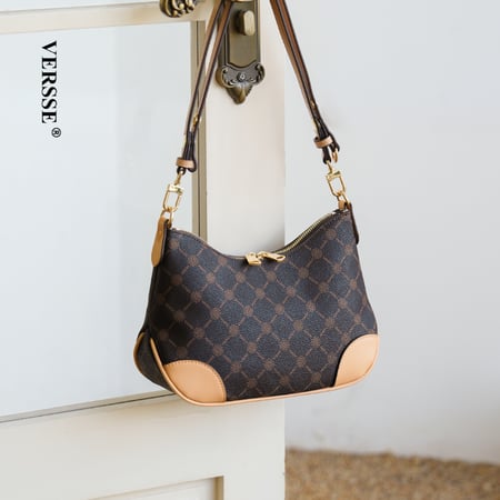 شنطة نسائية مميزة ماركة VERSSE VE018 لون COFFEE