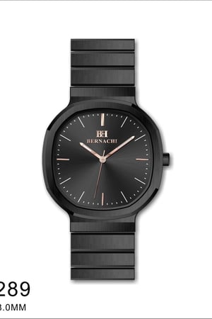 ساعة رجالية ماركة برناتشي BH289 اسود كامل