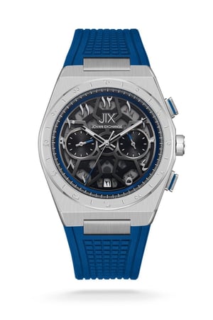 ساعة Jovani Exchange JX3030 ازرق ايطار فضي