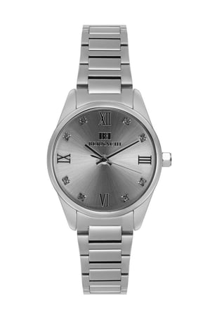 ساعة سُكون النسائية BH357 استيل باللون الفضي مع مينا فضي