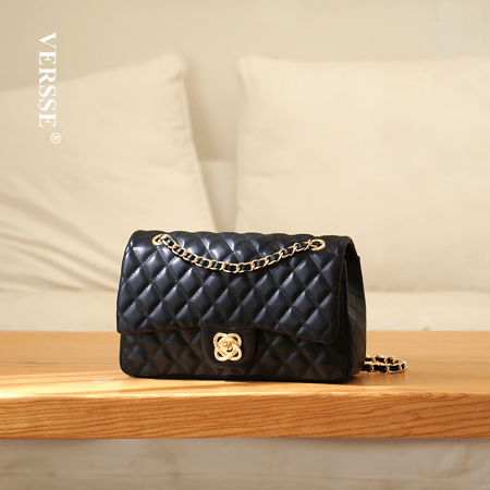 شنطة جلد نسائية اختيارك الأمثل BLACK VE041