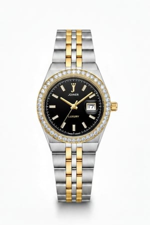 ساعه نسائية ماركة جوينر JO14382 لونين مينا اسود