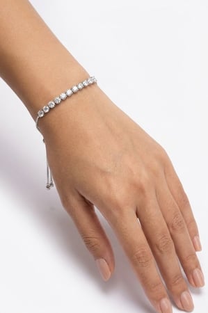 اسوارة نسائية من روائع جنيفا WY-1 فضي