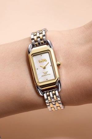 ساعة نسائية ماركة جنيفا  GV031 لونين مينا صدف