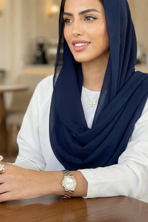 طقم نسائي ماركة جوسال G-4-5018 لونين (ساعة+سلسال+حلق+خاتم)