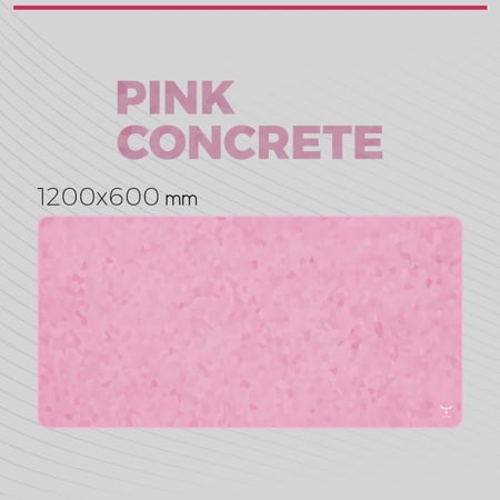 Tecsh Mouse Pad - Pink Concrete 3XL