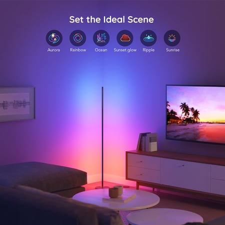 Govee RGBICW Smart Corner Floor Lamp