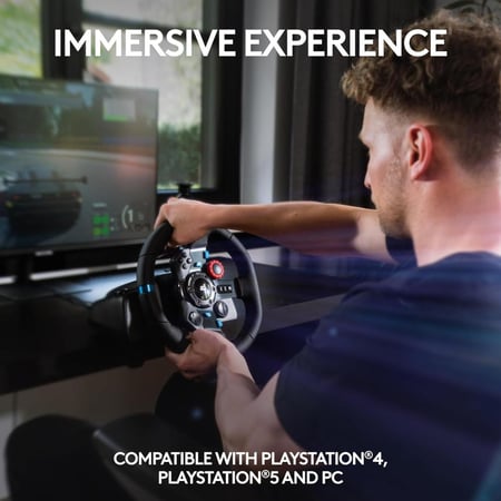 عجلة قيادة للالعاب مع الدواسات Logitech G29 Driving Force Racing Wheel