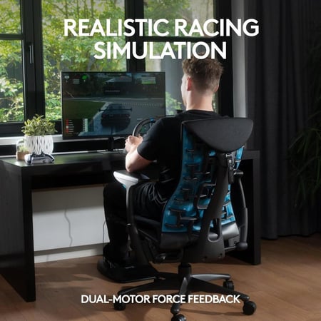 عجلة قيادة للالعاب مع الدواسات Logitech G29 Driving Force Racing Wheel