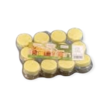 علبه بلاستيك شفافه عدد 12حبه  30 مل