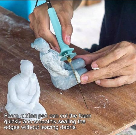 مقص فلين سيخ حراري ١٠ سمكهربائي رئس ثلاثي