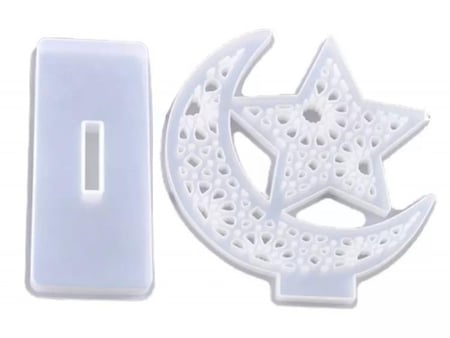 قالب سلكون هلال ونجمه مع القاعده