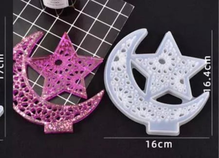 قالب سلكون هلال ونجمه مع القاعده