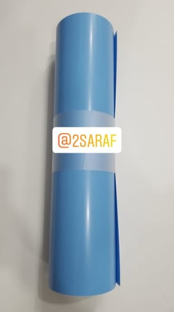 فينيل حراري اقمشه صناعه كوريه العرض100cmx50cmالطول اللون سماوي