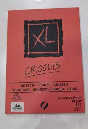كراس رسم كانسون 180 جرام صيني مقاس A4