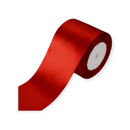 شريط ساتان 2 هنش احمر