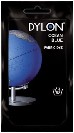 صبغه قماش 50 جرام من شركه ديلون ازرق