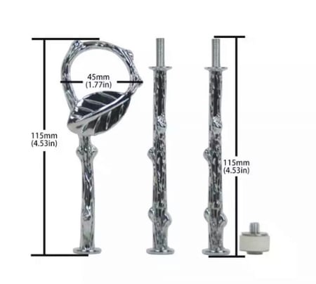 قالب سلكون  اكسسوار شيال حلا3 دور فضي 3