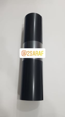 فينيل حراري اقمشه صناعه كوريه العرض100cmx50cmالطول اللون اسود