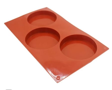 قالب سلكون 3 دئره 29.5سم*17سم الدئره10سم