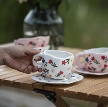 كوب سيراميك مورد (300مل)