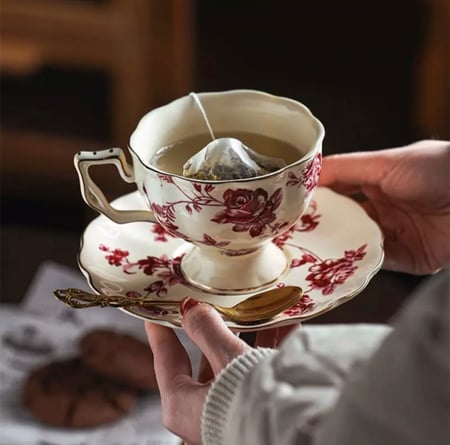 كوب سيراميك راقي مورد (250مل)