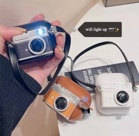 حافظة سماعة ابل بشكل كاميرا