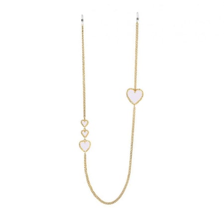 سلسال النظارة بشكل قلب