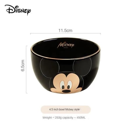 زبدية سيراميك ميكي وميني ماوس