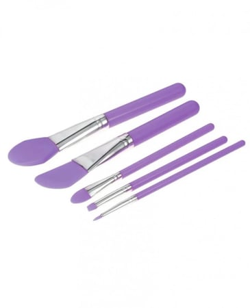 مجموعة من فرش السيلكون تستخدم في الماسكات