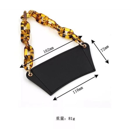 حامل الكوب من الجلد مع سلسله