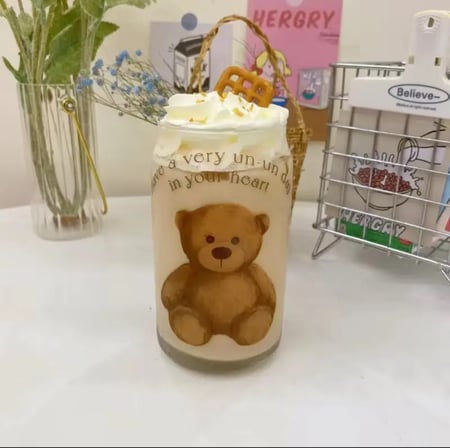 كأس زجاج الدب