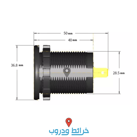 شاحن يوسبي و 2 تايب سي مع قاريء وفاصل