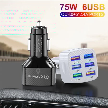 شاحن سريع 6منافذ