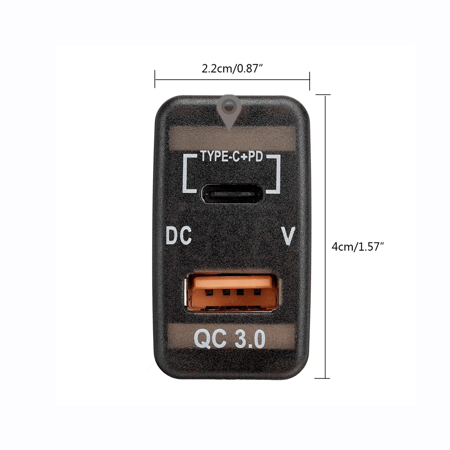 شاحن يوسبي تويوتا كبير مع PD وقاريء