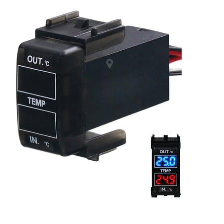 مقياس حرارة  الجو داخلي وخارجي نيسان