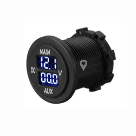 قاريء بطاريتين دائري