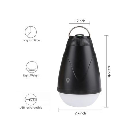 لمبة شحن مع ريموت