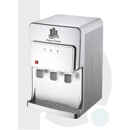 جهاز تحلية 7 مراحل فتنامي (قاعدة + ساعة ضغط) + برادة طاولة ذاتية التعبئة