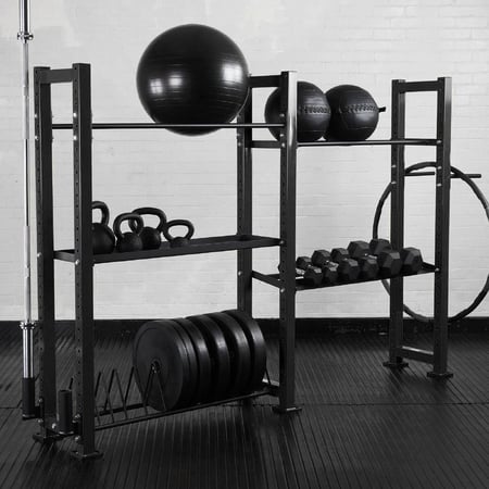 رفوف تخزين صالة الألعاب الرياضية