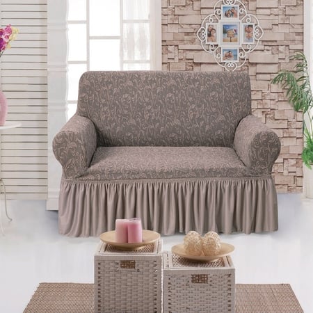 طقم تلبيسة كنب جلندا 4 قطع جاكار كوفي