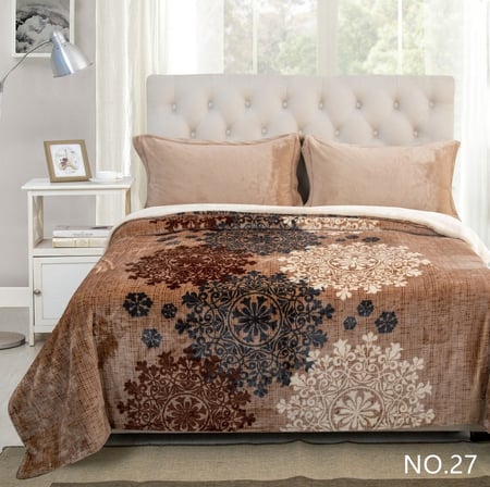 طقم بطانية وشرشف و 2 كيس مخدة